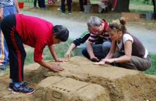 Stavanie hradu z piesku